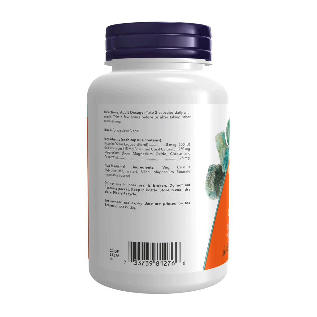 Coral Calcium Plus Capsules Now Foods Canada