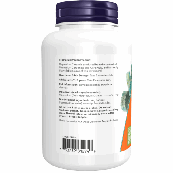 Magnesium Citrate Veg Capsules - Image 2