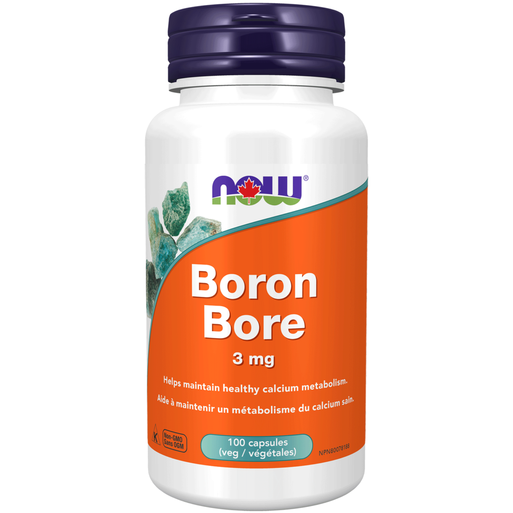 Boron 3mg Capsules - Now Foods Canada