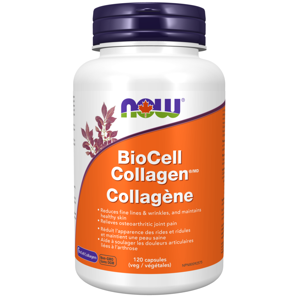 BioCell Collagen® Type II 500mg Veg caps - Now Foods Canada