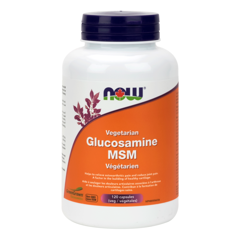 Vegetarian Glucosamine & MSM Veg Capsules Now Foods Canada