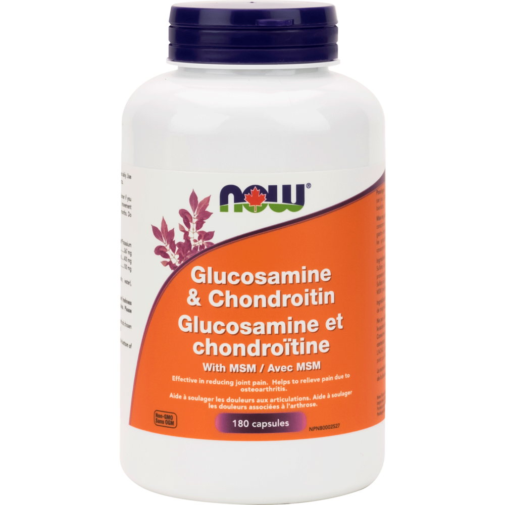 Glucosamine & Chondroitin Plus MSM Now Foods Canada