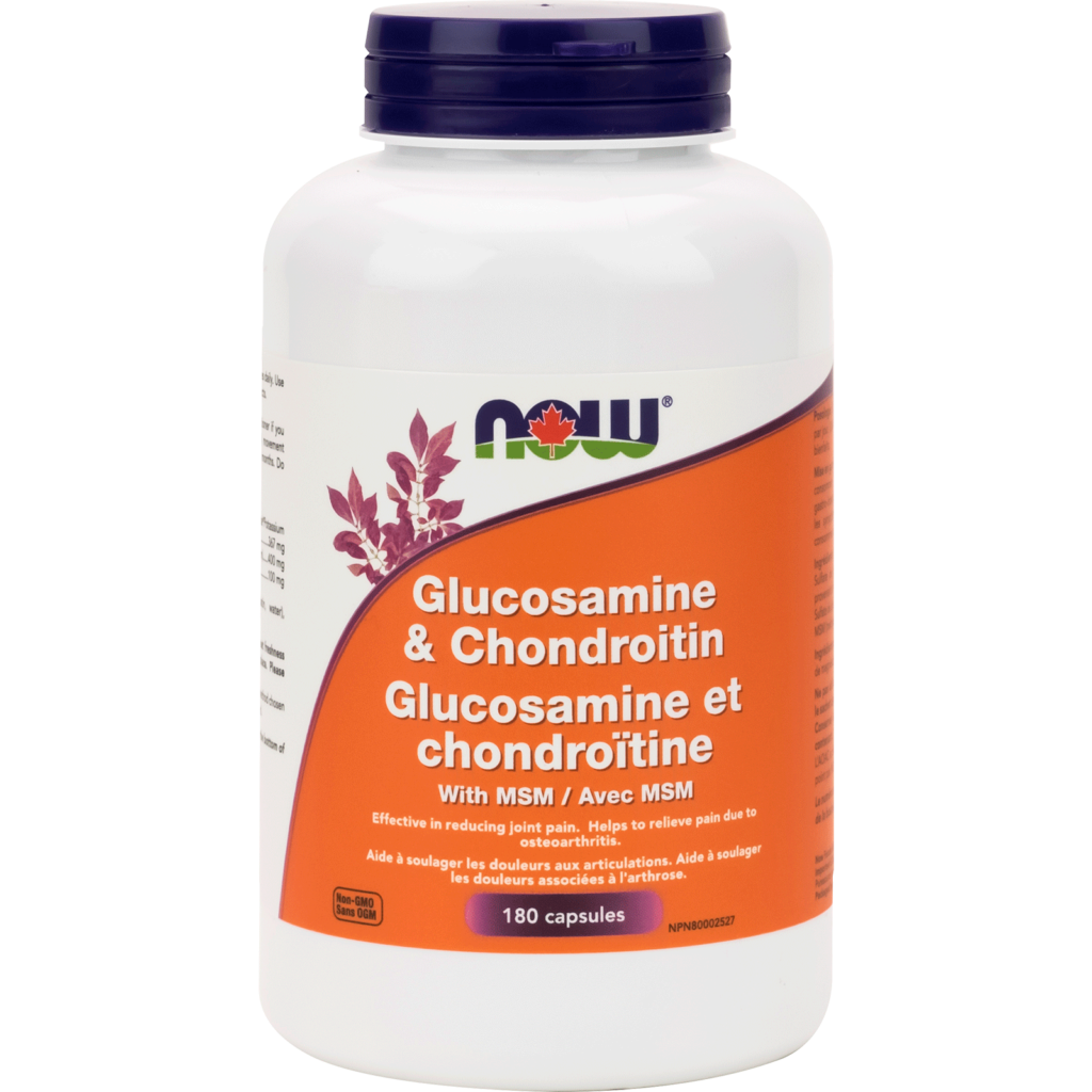 Glucosamine & Chondroitin Plus MSM Now Foods Canada