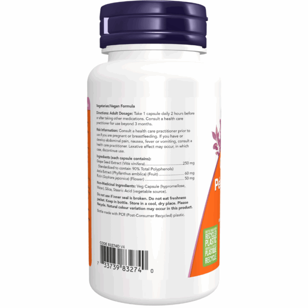 Grape Seed Extract 250 mg Veg Capsules - Image 3