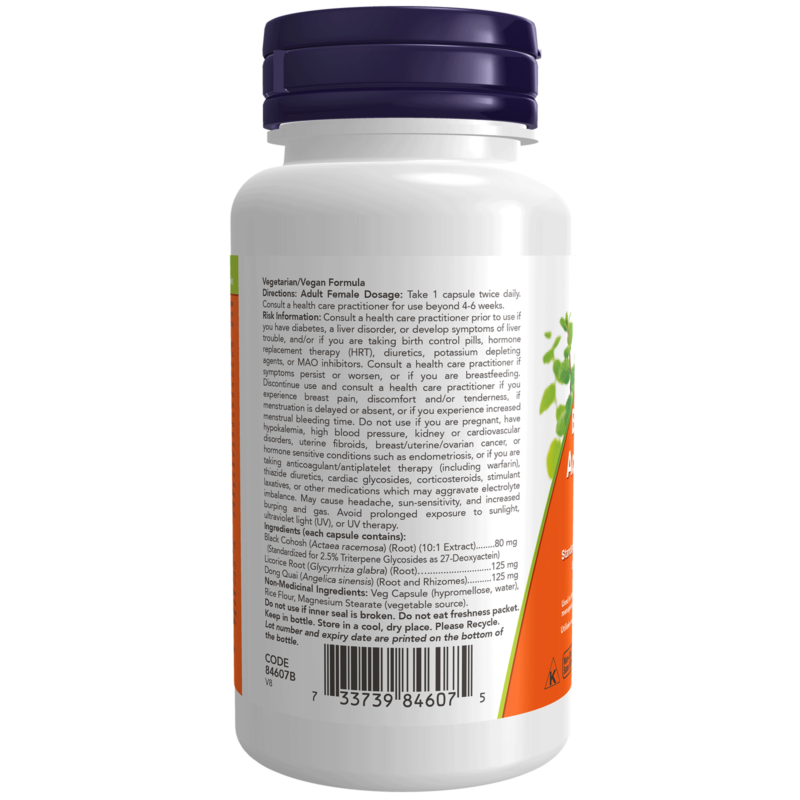 Black Cohosh Extract 80 mg Veg Capsules Now Foods Canada