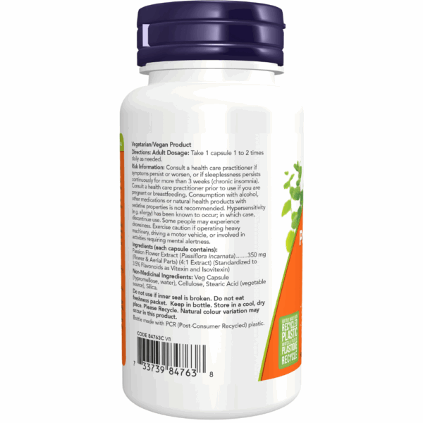 Capsules végétales comprenant 350 mg d’extrait de passiflore – Image 2