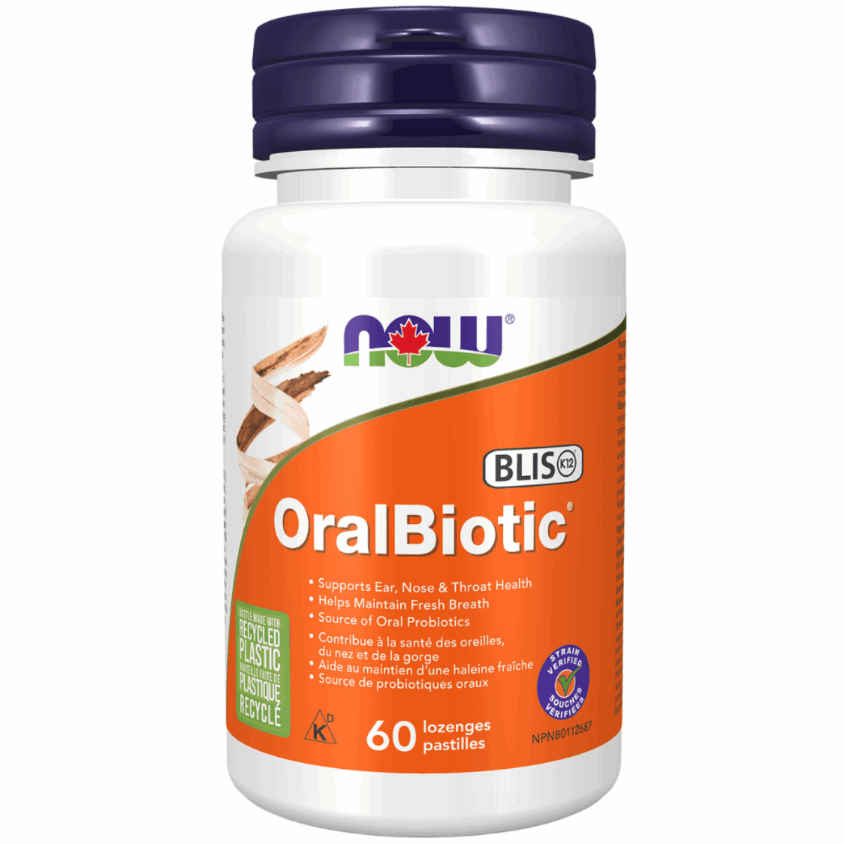 OralBiotic® Probiotic Lozenges - Now Foods Canada