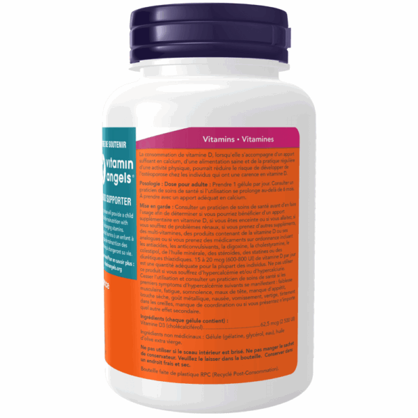 Gélules de vitamine D3 de 2 500 UI – Image 5