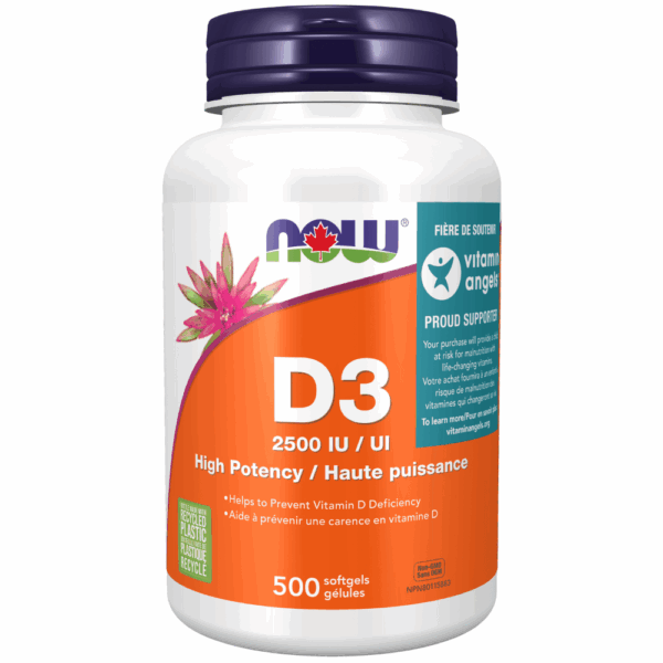 Gélules de vitamine D3 de 2 500 UI – Image 4