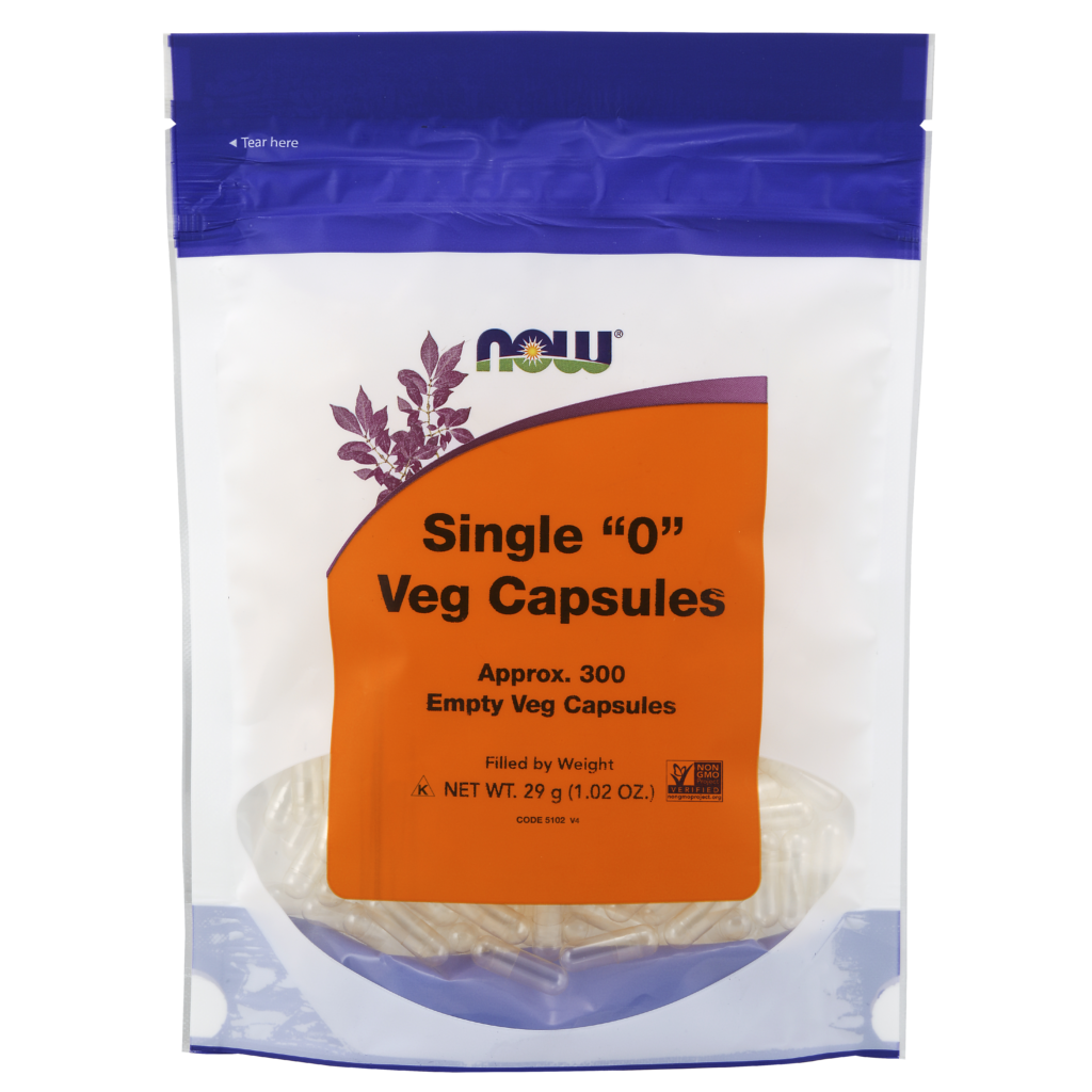 Empty Vcaps® Size 0 Veg Capsules Now Foods Canada