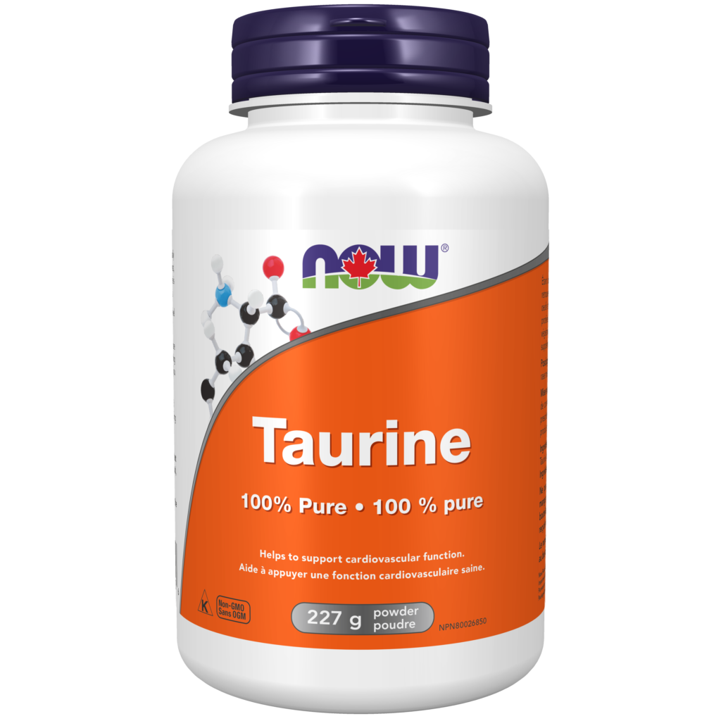Taurine Pure Powder Now Foods Canada