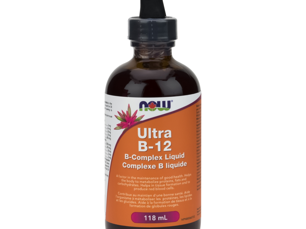 Ultra B-12 B-Complex Liquid - Now Foods Canada