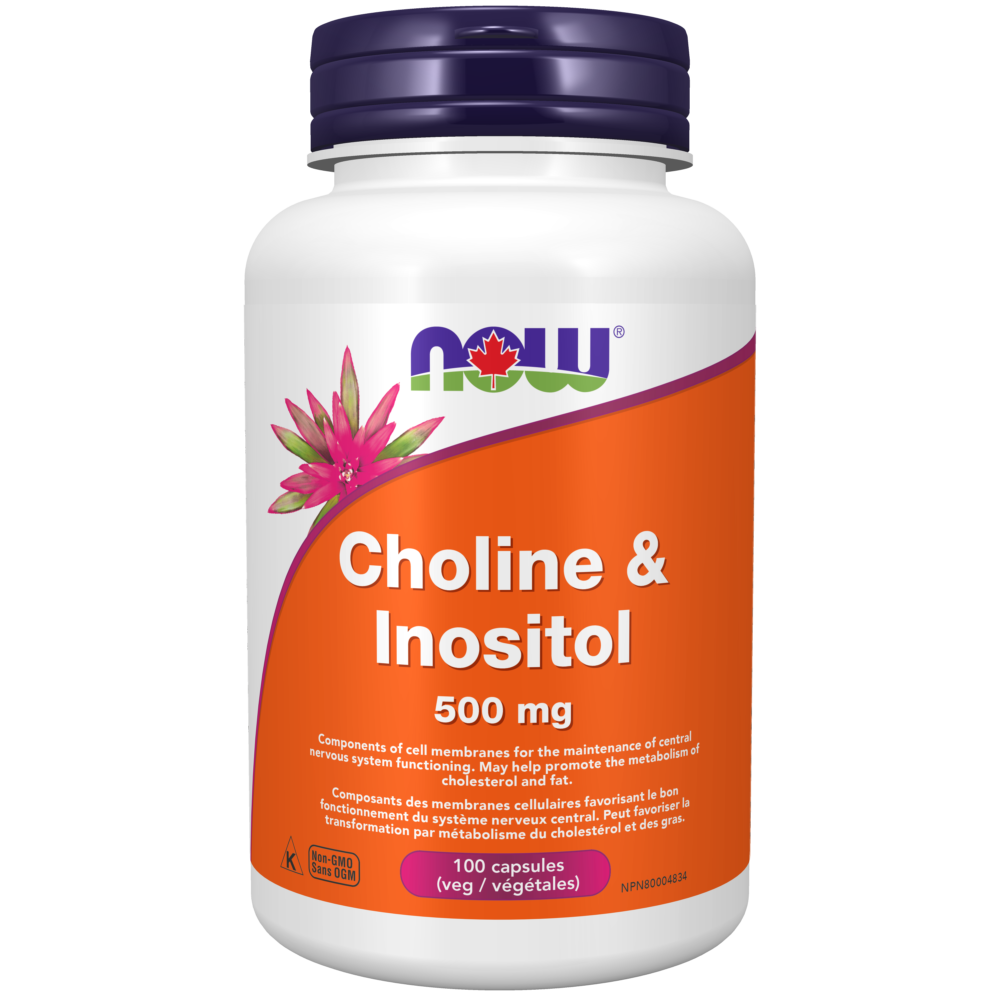 Choline And Inositol Veg Capsules - Now Foods Canada