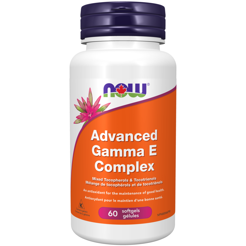 Gamma E Complex (Tocopherols/Tocotrienols) Softgels Now Foods Canada