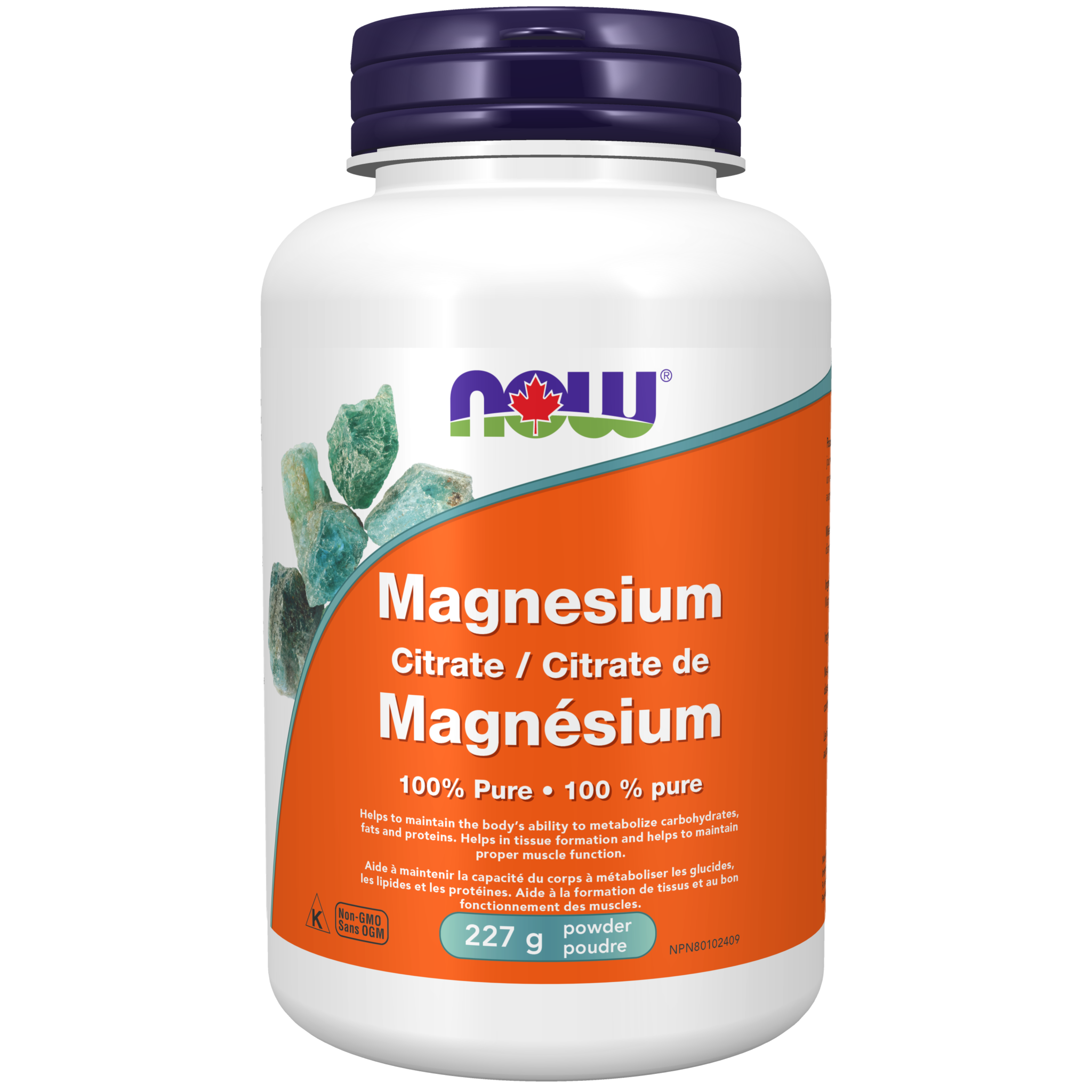 Magnesium Citrate Powder - Now Foods Canada