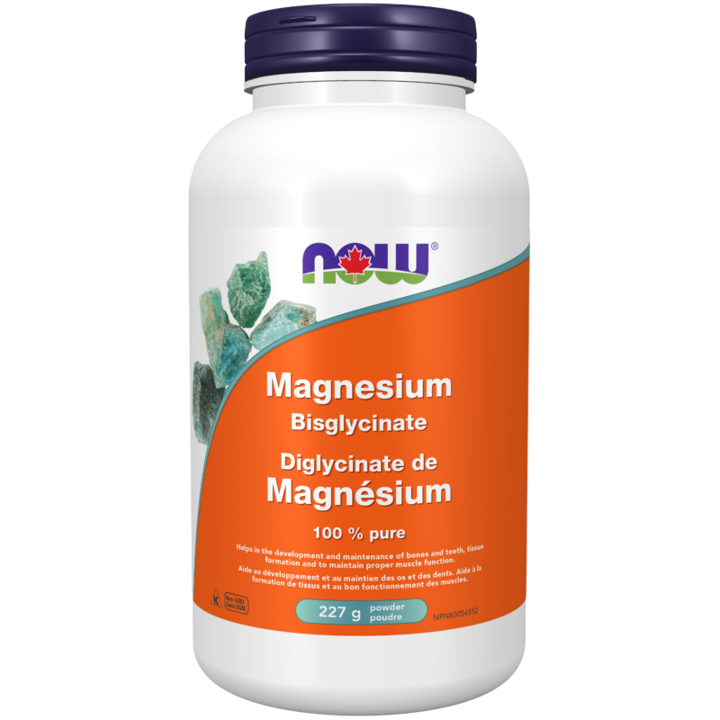 Magnesium Bisglycinate Powder Now Foods Canada