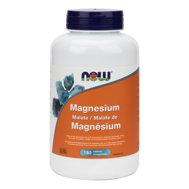 Magnesium Malate Tablets Now Foods Canada