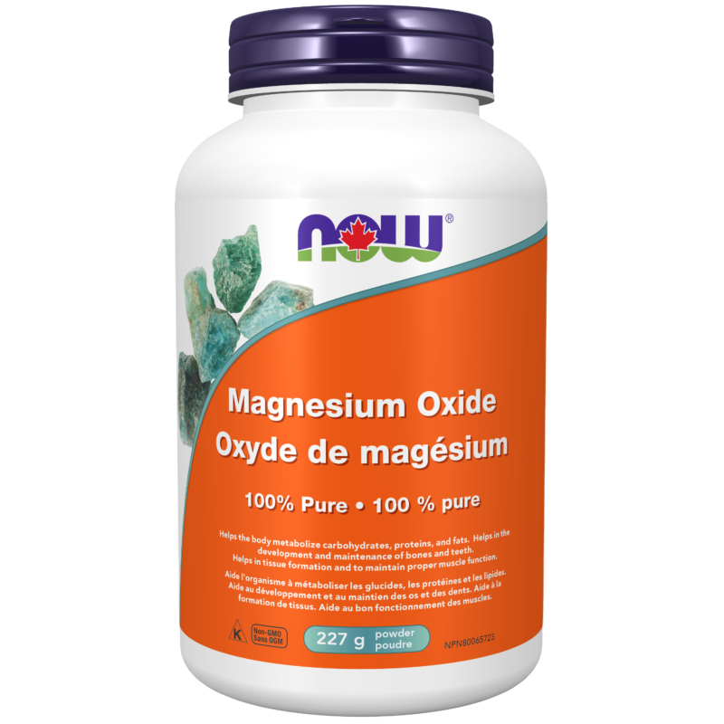 Magnesium Oxide Powder Now Foods Canada