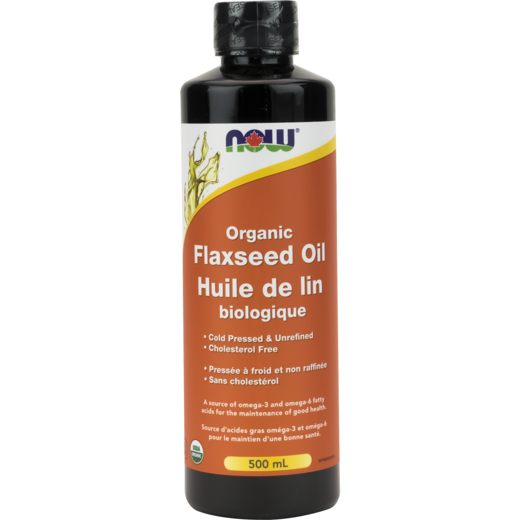 Flaxseed Oil Liquid, Organic Now Foods Canada