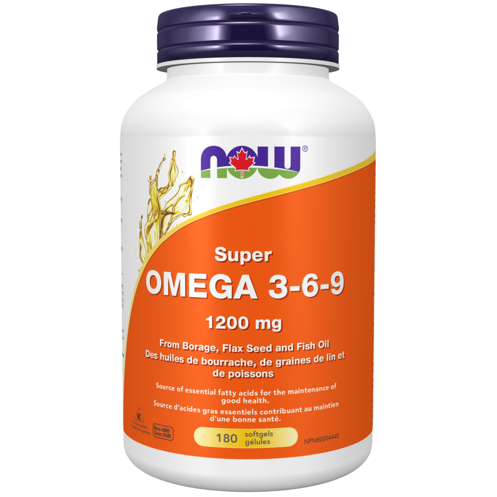 Super Omega 369 1,200 mg Softgels Now Foods Canada