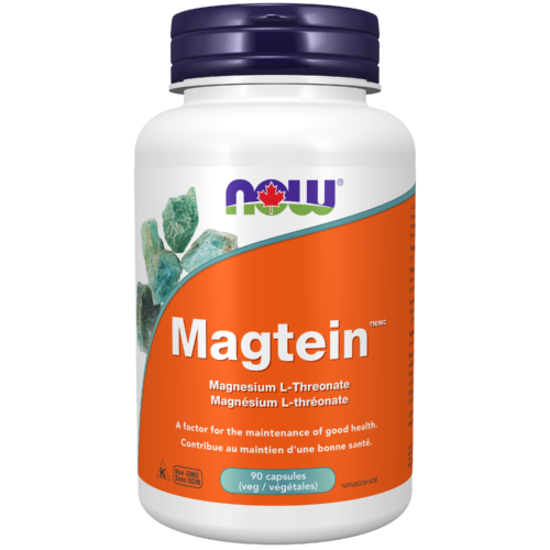 Magtein™ Magnesium LThreonate Veg Capsules Now Foods Canada