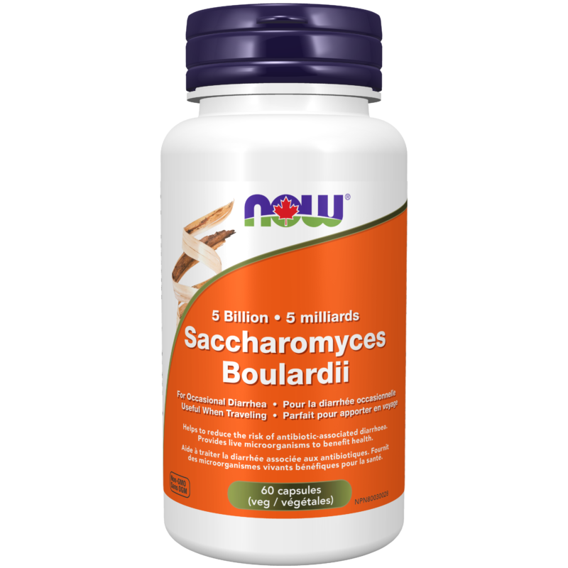 Saccharomyces Boulardii 5 Billion Veg Capsules Veg Capsules Now Foods