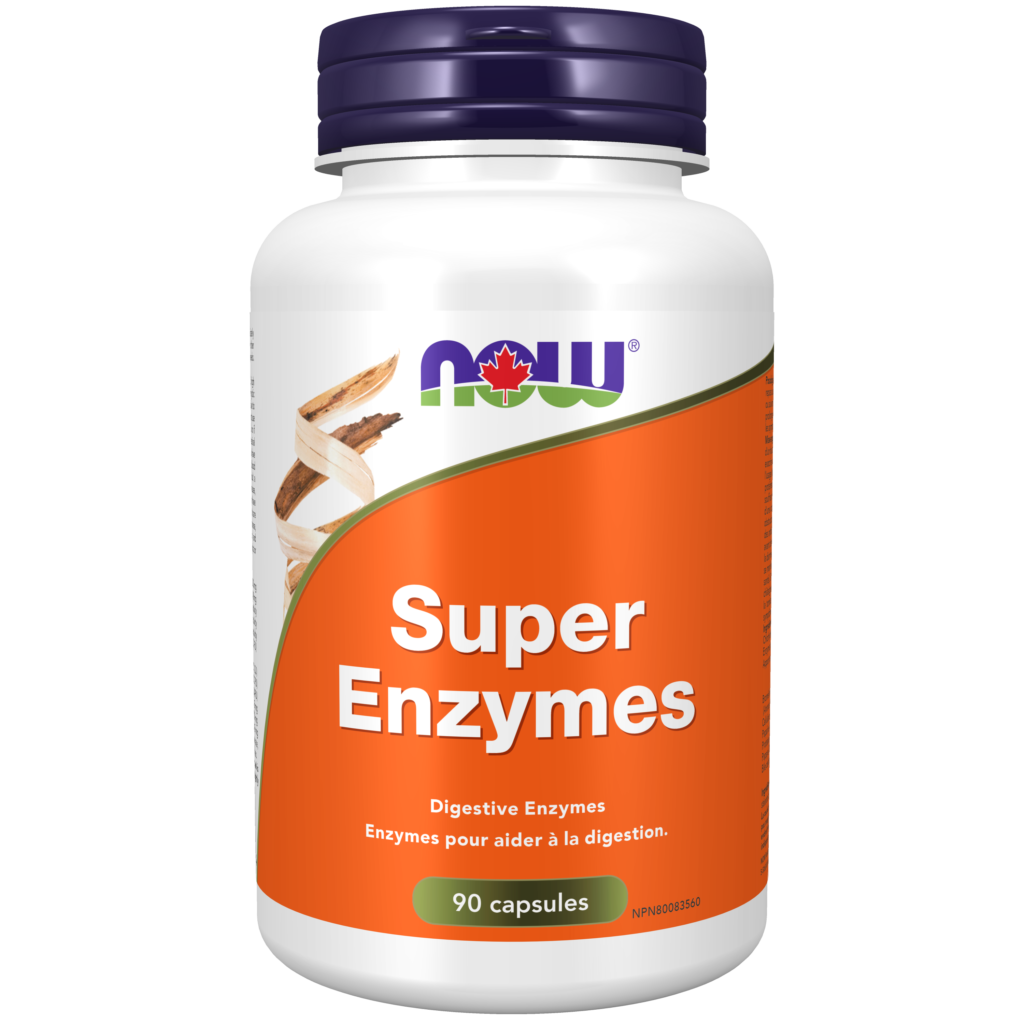 Super Enzymes Capsules Now Foods Canada
