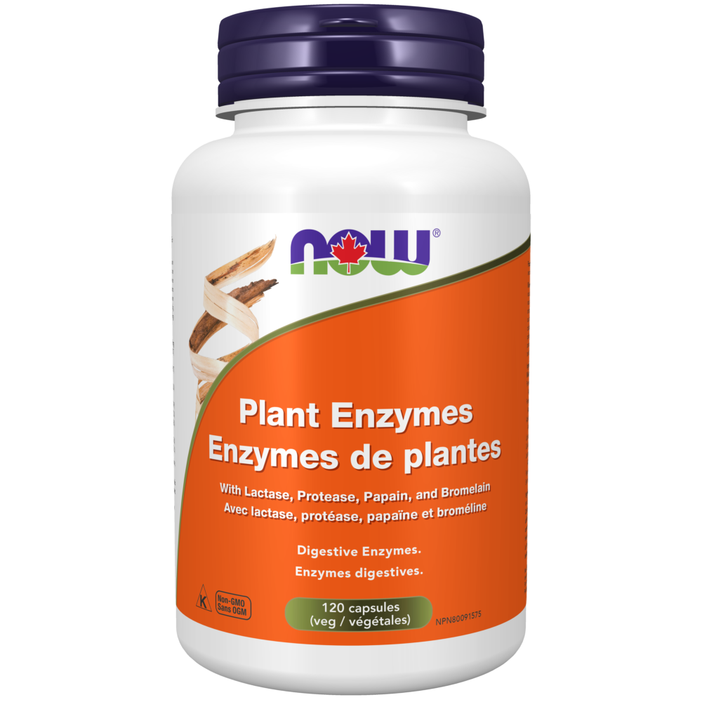Plant Enzymes Veg Capsules - Now Foods Canada