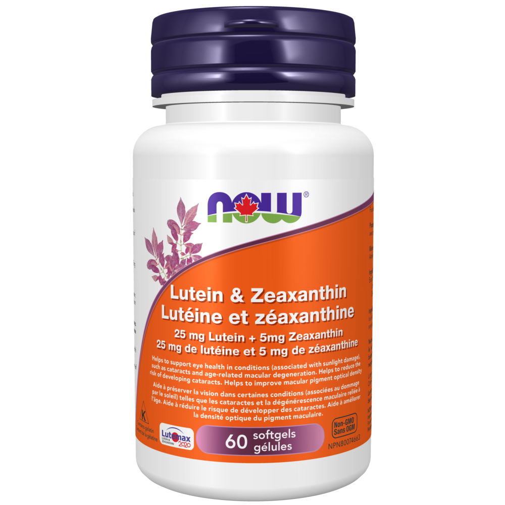 Lutein & Zeaxanthin Softgels Now Foods Canada