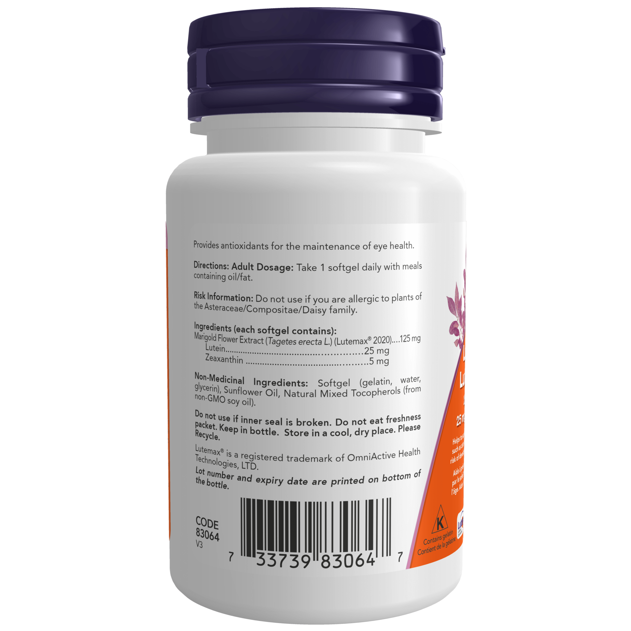 Lutein & Zeaxanthin Softgels Now Foods Canada