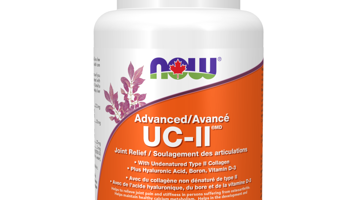 UC-II® - Advanced Joint Relief Veg Capsule - Now Foods Canada