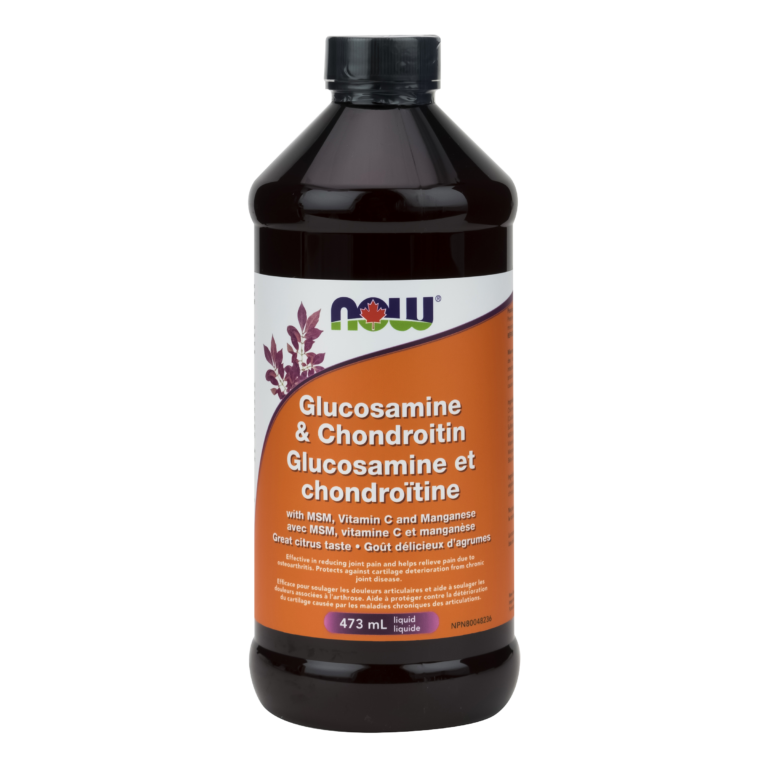 Glucosamine & Chondroitin Liquid Now Foods Canada