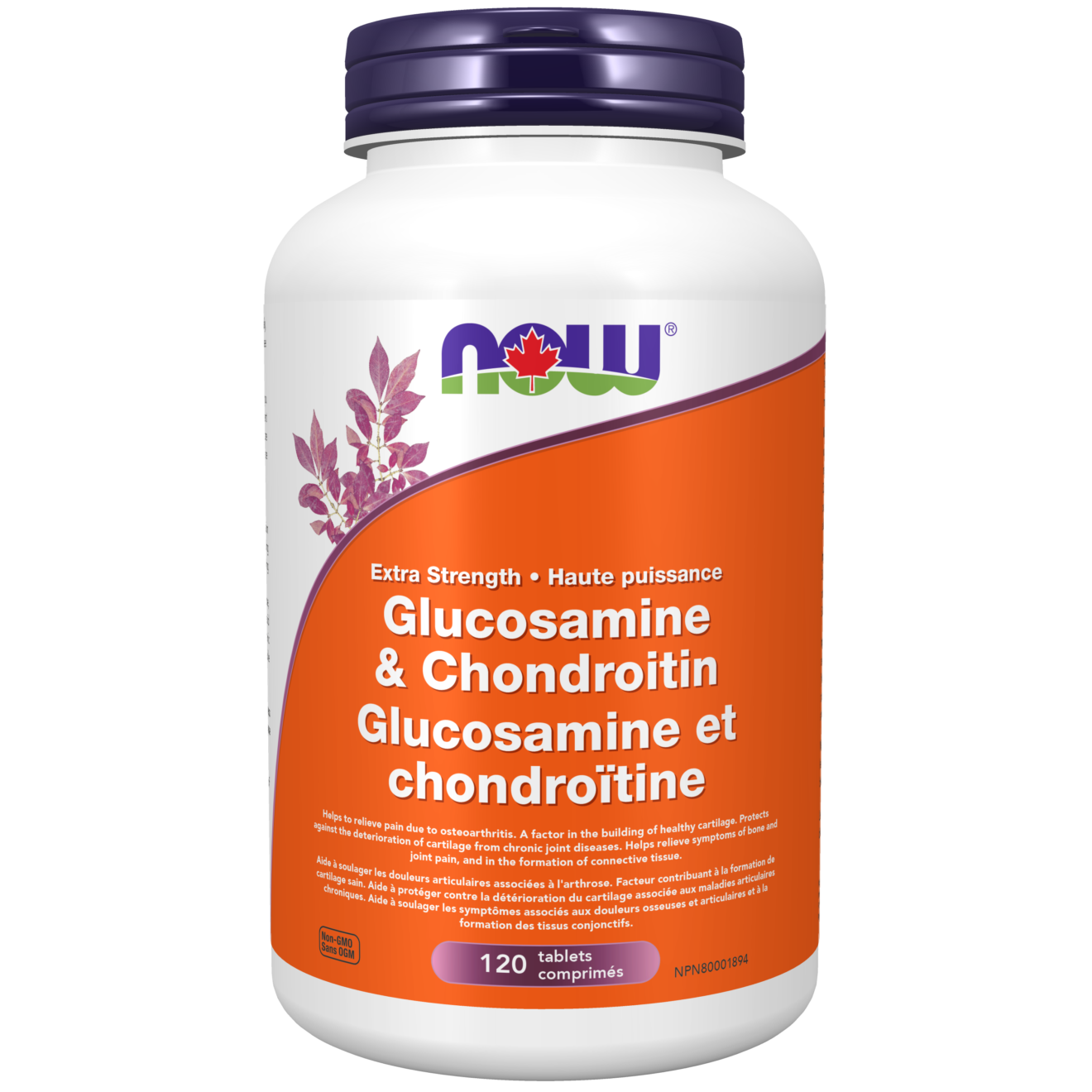 Glucosamine & Chondroitin Tablets Now Foods Canada