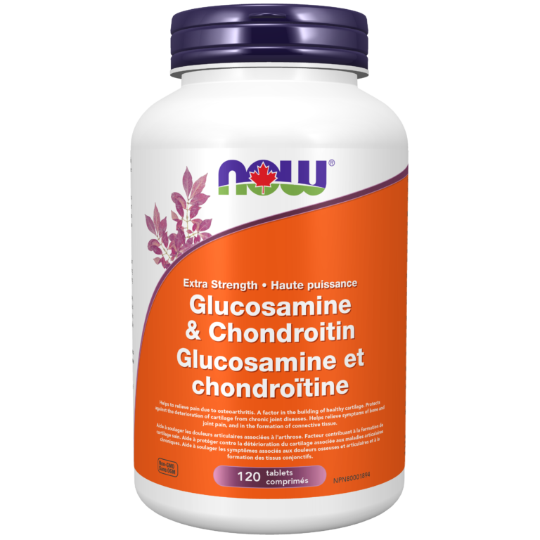 Glucosamine & Chondroitin Tablets Now Foods Canada