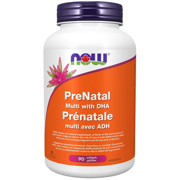 Prenatal Multi with DHA Softgels Now Foods Canada