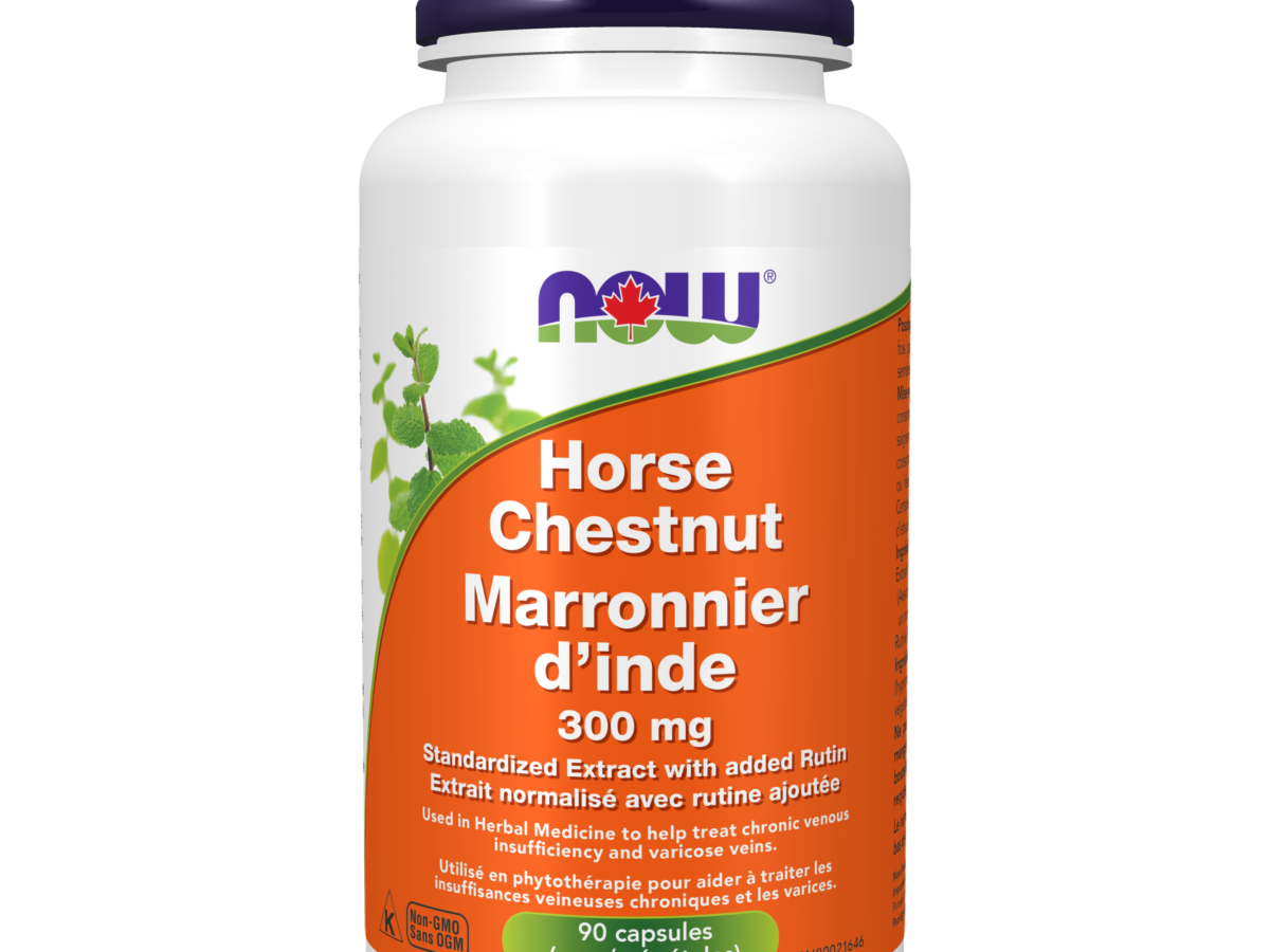 Horse Chestnut Extract 300 mg Veg Capsules Now Foods Canada