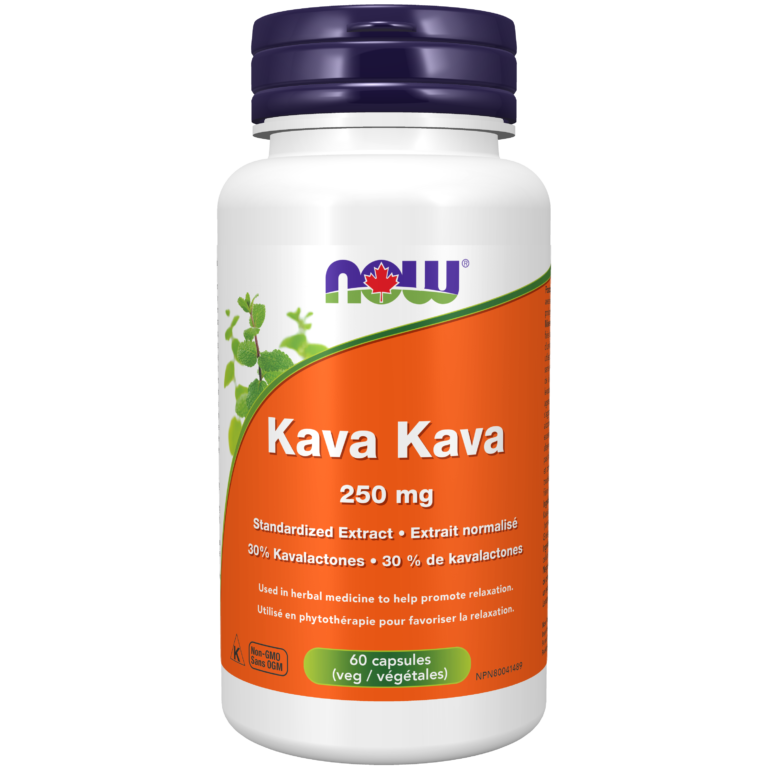 Kava Kava Extract 250 mg Veg Capsules Now Foods Canada