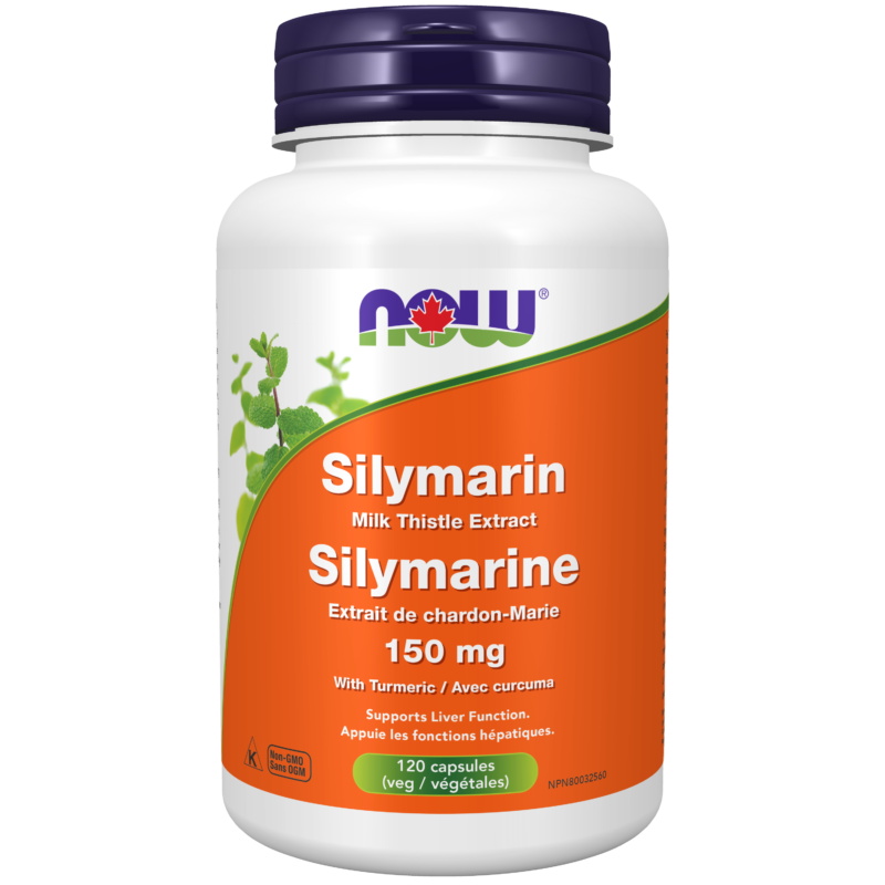 Silymarin Milk Thistle Extract 150 mg Veg Capsules Now Foods Canada