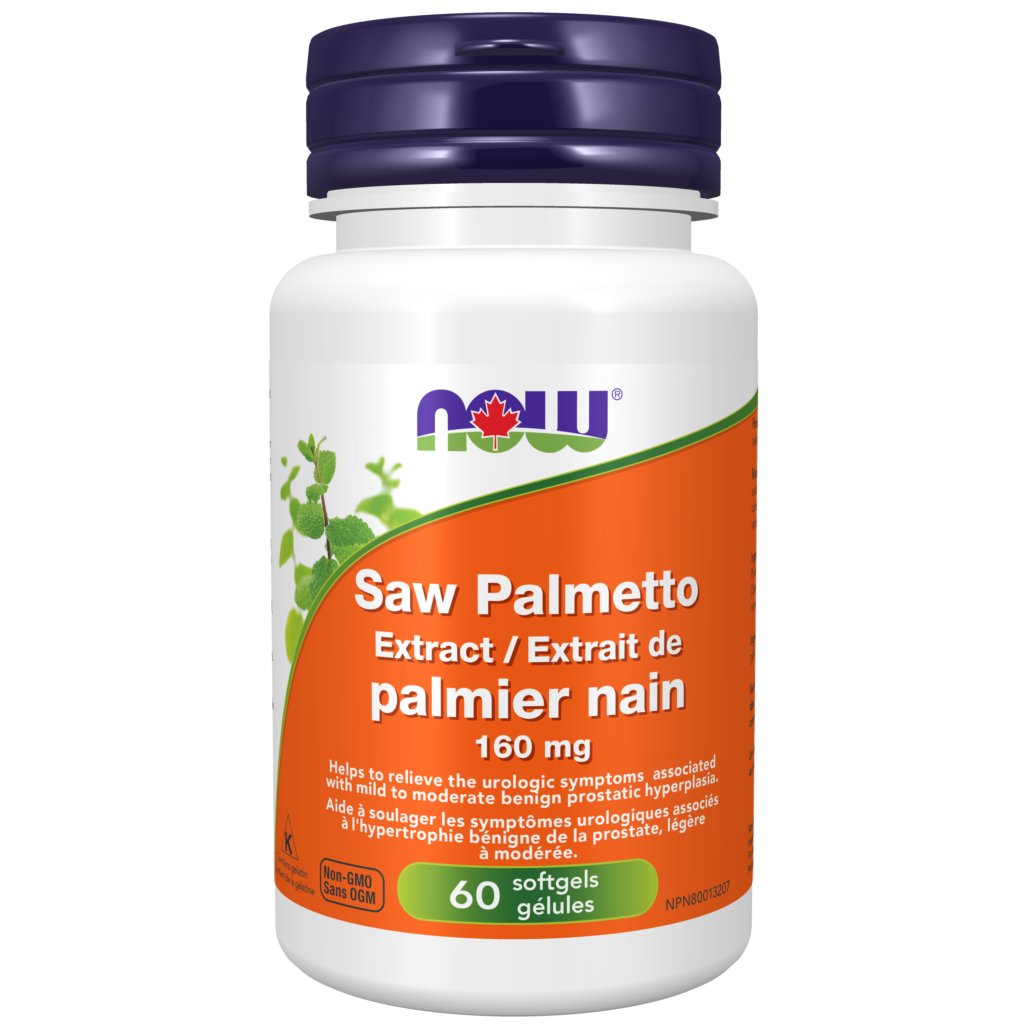 Saw Palmetto Extract 160 mg Softgels Now Foods Canada