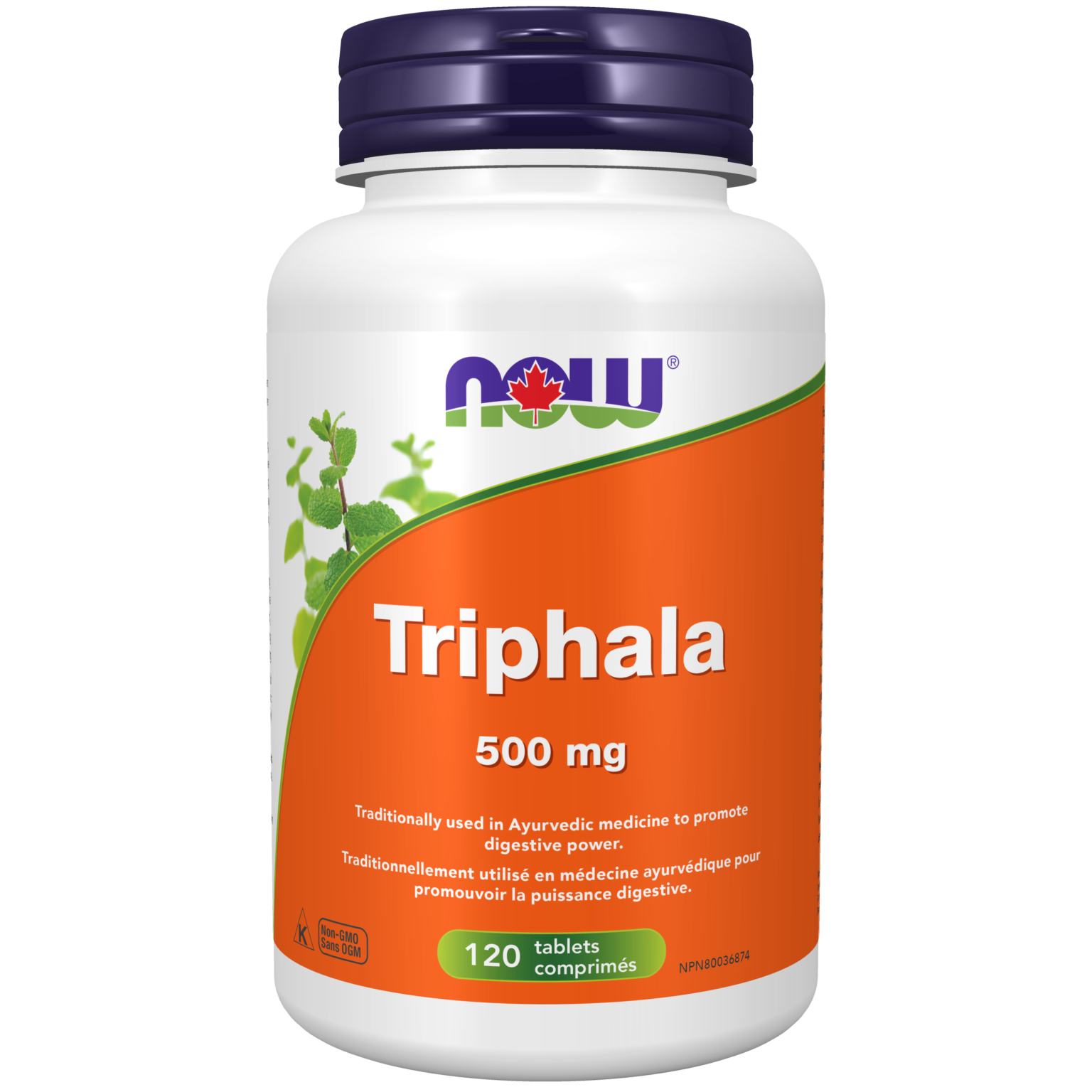 Triphala 500 mg Tablets Now Foods Canada