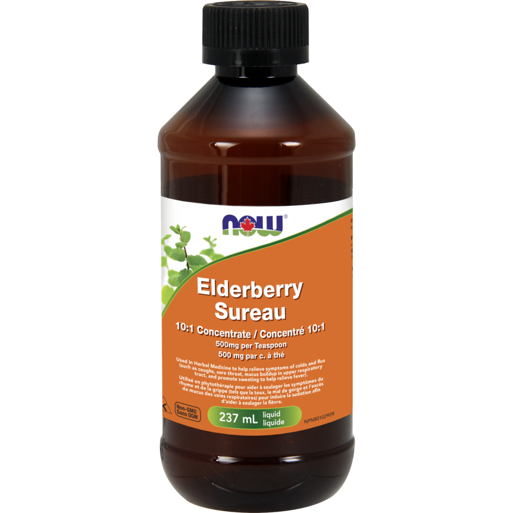 Elderberry 101 Concentrate Liquid Now Foods Canada