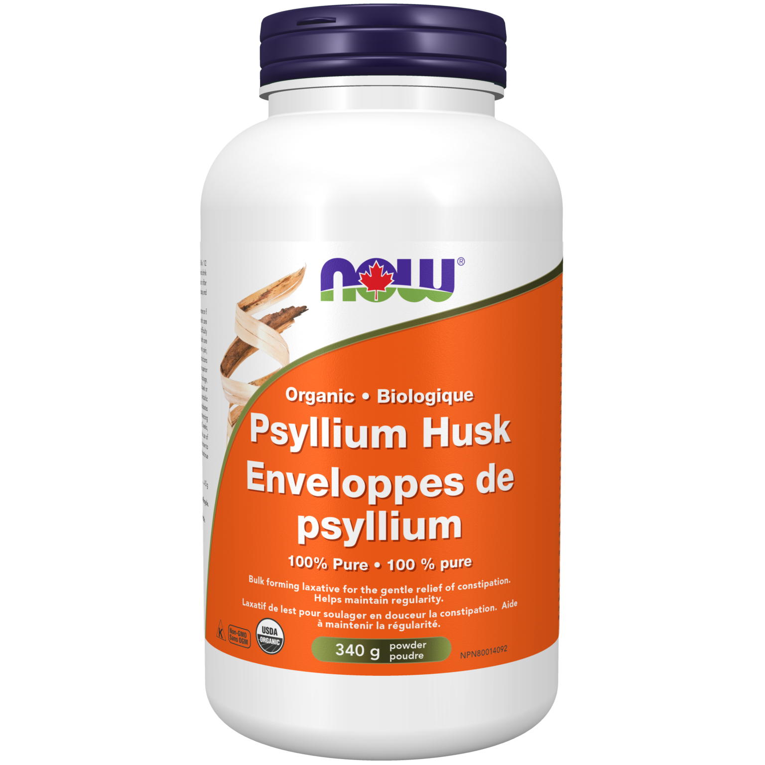 Psyllium Husk Powder, Organic Now Foods Canada