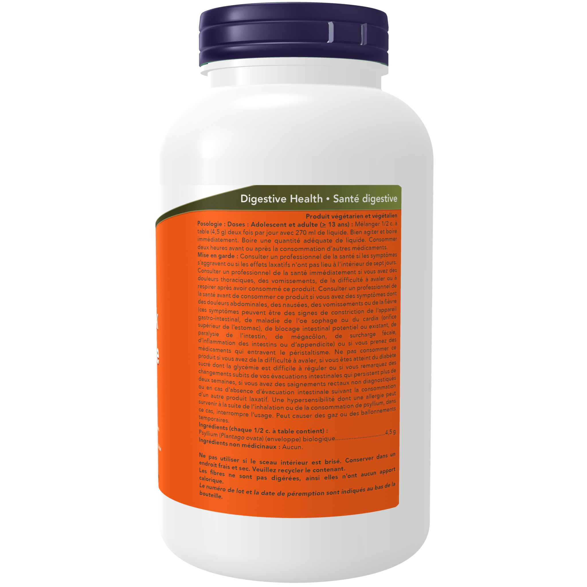 Psyllium Husk Powder, Organic Now Foods Canada