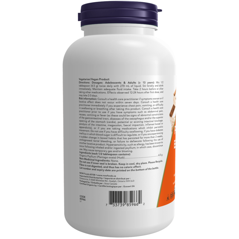 Psyllium Husk Powder, Organic Now Foods Canada