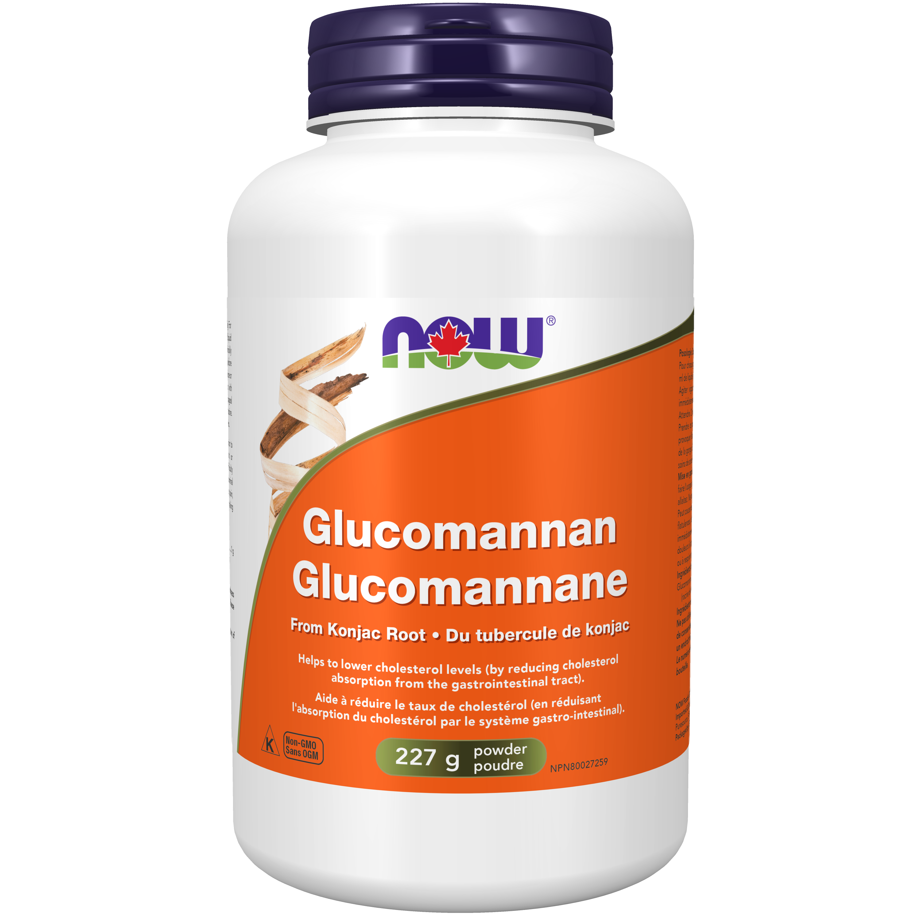 Poudre de glucomannane - Now Foods Canada