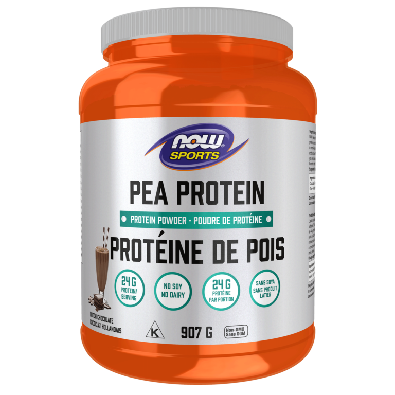 Pea Protein Dutch Chocolate Now Foods Canada