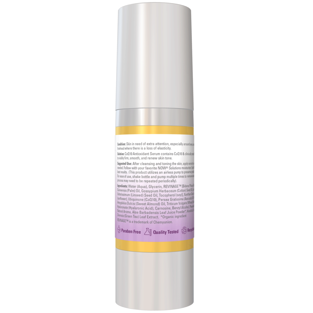 CoQ10 Antioxidant Serum Now Foods Canada