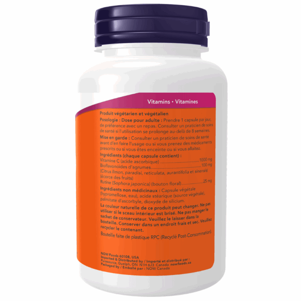 C-1,000 with 100 mg Bioflavonoids Veg Capsules - Image 2