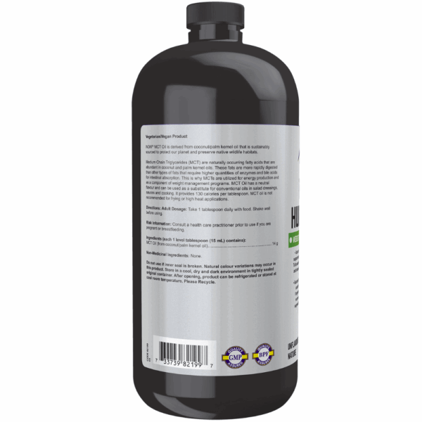 MCT Oil Liquid in Plastic Bottle - Image 2