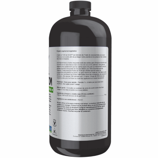 MCT Oil Liquid in Plastic Bottle - Image 3